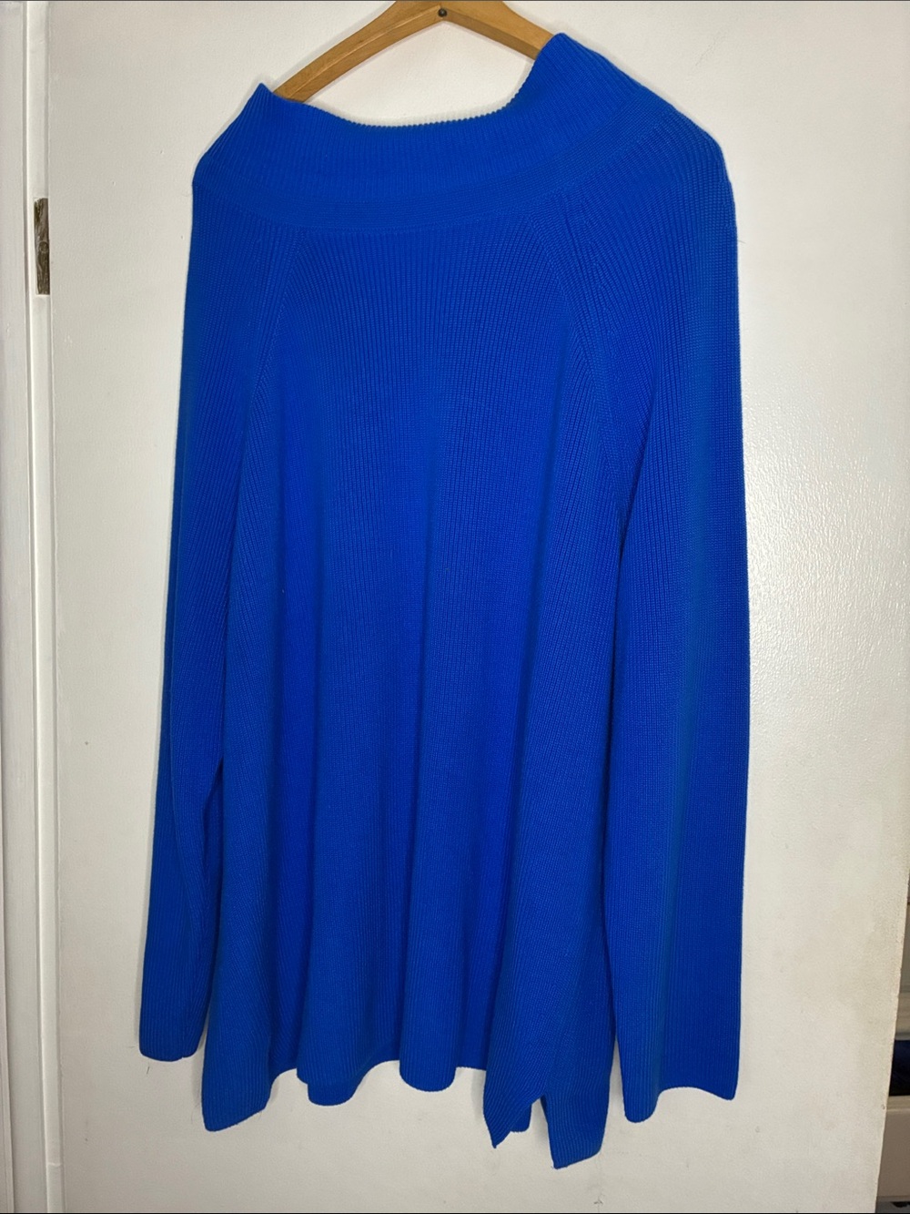 Talbot’s Blue Women's Ribbed Knit Sweater Size 3X in great condition